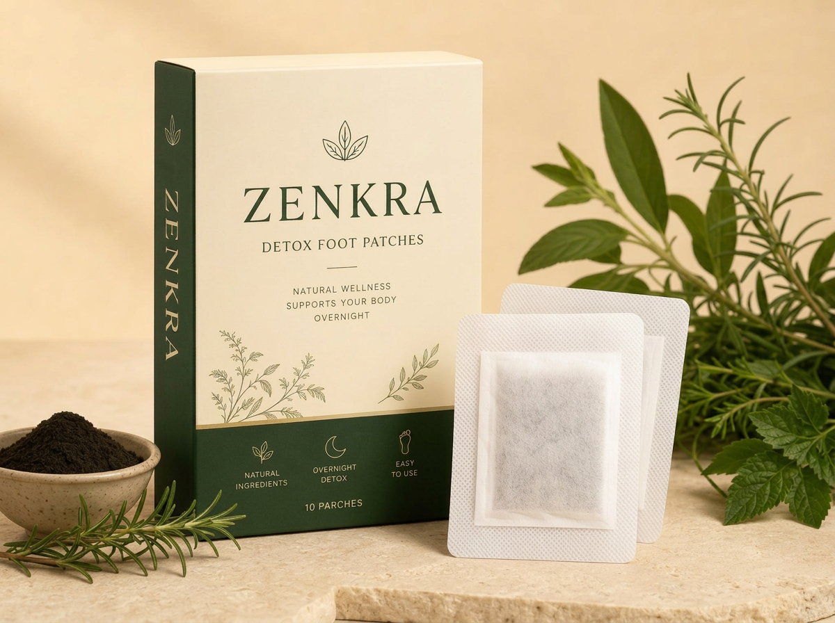 Caja de Zenkra Parches Detox con 10 parches