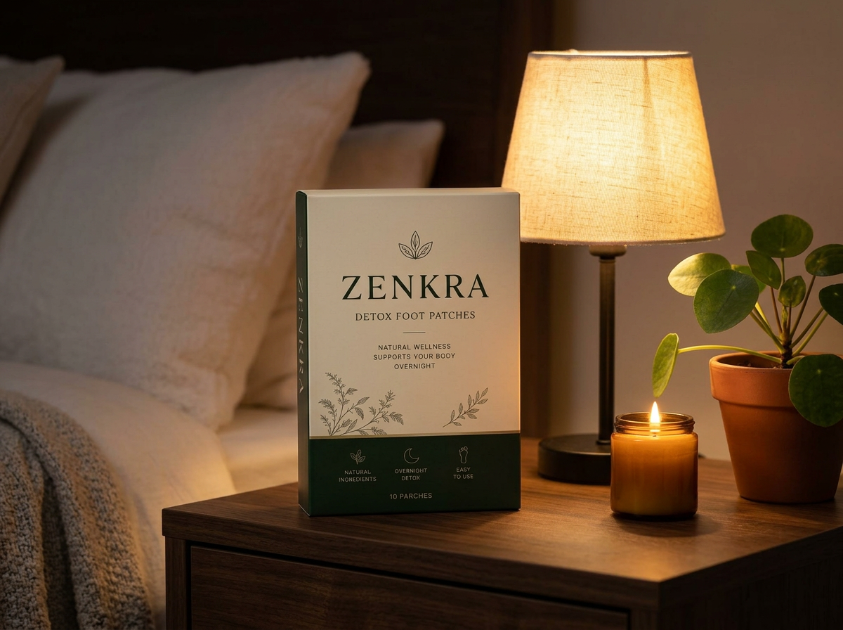 Parches Zenkra en mesa de luz